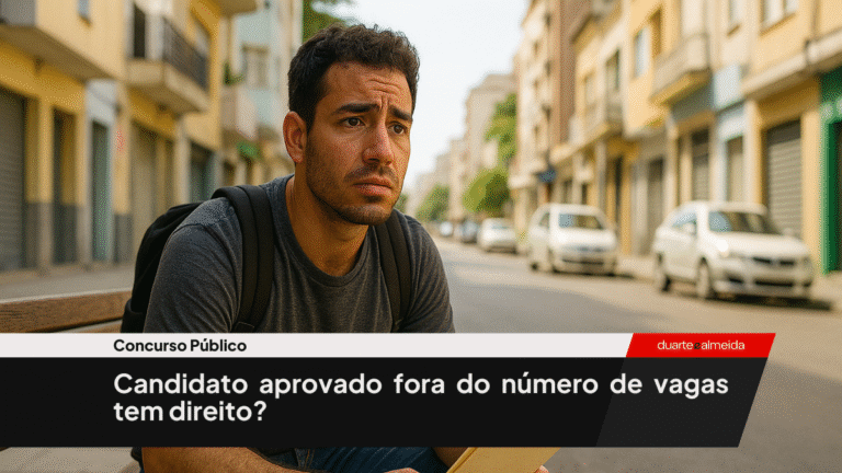 Candidato aprovado fora do numero de vagas