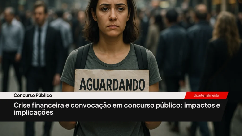 crise financeira e convocação em concurso público