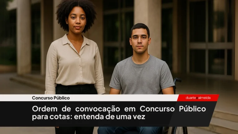ordem de convocação em concurso público para cotas