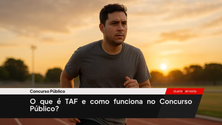 Jovem correndo em pista de atletismo ao amanhecer, com roupas esportivas simples e expressão de foco.