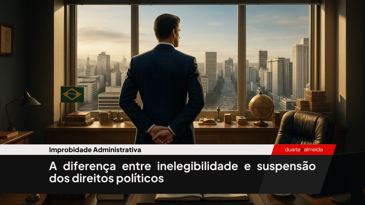 A diferença entre inelegibilidade e suspensão dos direitos políticos