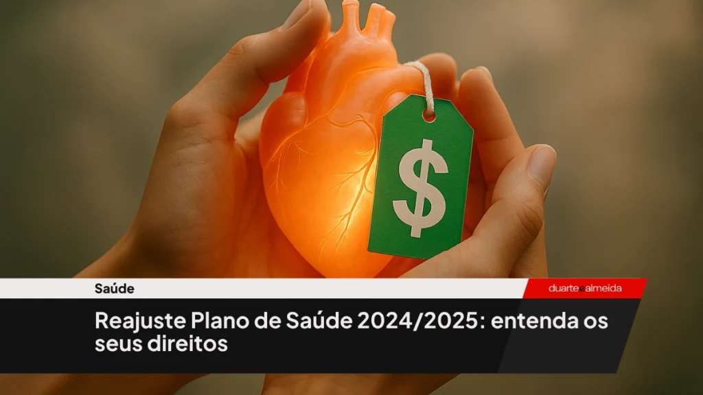 Mãos seguram um coração anatômico iluminado com uma etiqueta verde de cifrão, simbolizando o custo elevado da saúde.