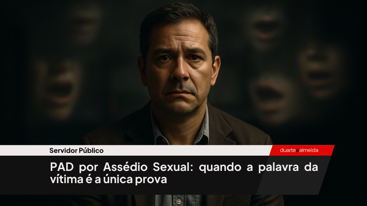PAD por Assédio Sexual: quando a palavra da vítima é a única prova