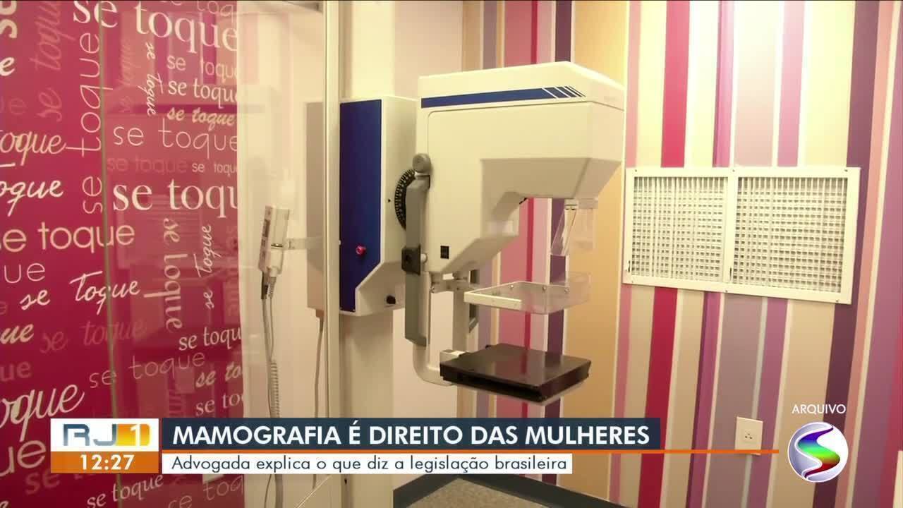 Advogada explica o direito garantido ao exame de mamografia para mulheres